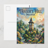 Fraser's Hill Malaysia Postkarte (Vorne/Hinten)