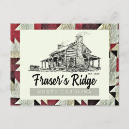 Fraser's Ridge Homestead Quilt Outlandish Postcard Postkarte