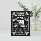 Fraser's Ridge Whisky Postkarte (Stehend Vorderseite)