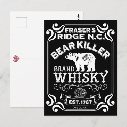 Fraser's Ridge Whisky Postkarte (Vorne/Hinten)