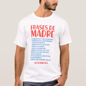 Frases de Madre T-Shirt (Vorderseite)