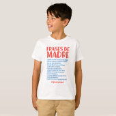 Frases de Madre T-Shirt (Vorne ganz)