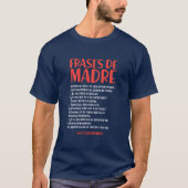 Frases de Madre T-Shirt (Vorderseite)