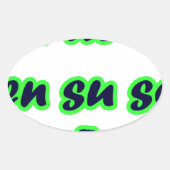 Frases master 14.09 ovaler aufkleber (Vorderseite)