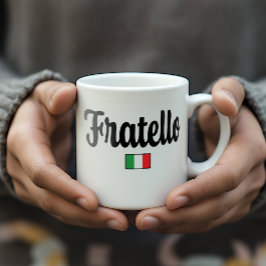 Fratello Italian Flag Mug - Italian Brother Gift Kaffeetasse