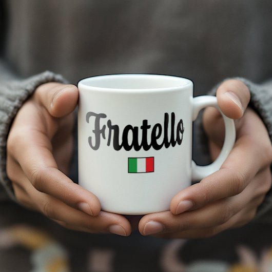 Fratello Italian Flag Mug - Italian Brother Gift Kaffeetasse