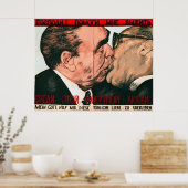 Fraternal Kiss Poster (Küche)