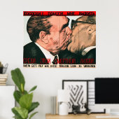 Fraternal Kiss Poster (Heimbüro)