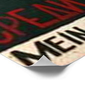 Fraternal Kiss Poster (Ecke)