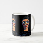 "Frau (102)" Kaffeetasse (VorderseiteRechts)