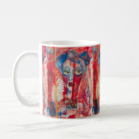 "Frau (104)" Kaffeetasse (Links)