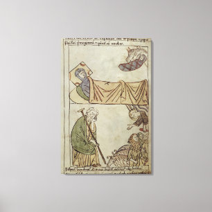 Frau 108 fol.168 die Geburt Christi, von einer Leinwanddruck