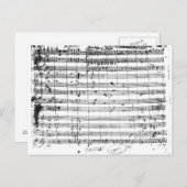 Frau 1548 Ouvertur der Oper "Don Giovanni" Postkarte (Vorne/Hinten)