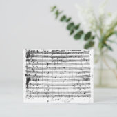 Frau 1548 Ouvertur der Oper "Don Giovanni" Postkarte (Stehend Vorderseite)