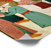 Frau 1671 A Bazaar in Istanbul, c.1580 Poster (Ecke)