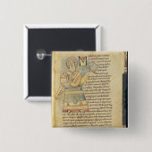 Frau 18 f.8 St Matthew der Evangelist Button (Vorne & Hinten)