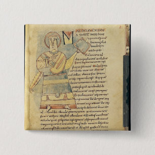 Frau 18 f.8 St Matthew der Evangelist Button