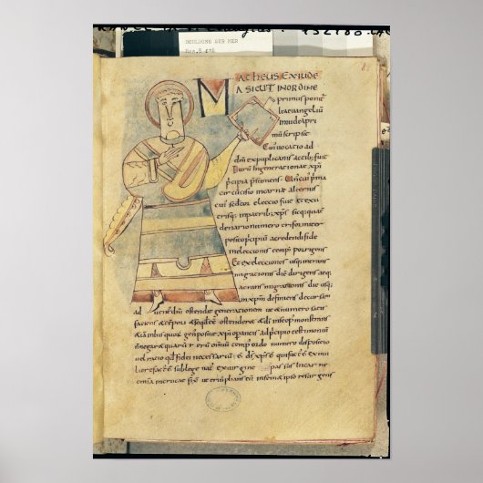 Frau 18 f.8 St. Matthew, Evangelist Poster (Vorne)
