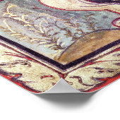 Frau 1 fol.90v St. Luke, aus den Ebbo-Evangelien Poster (Ecke)