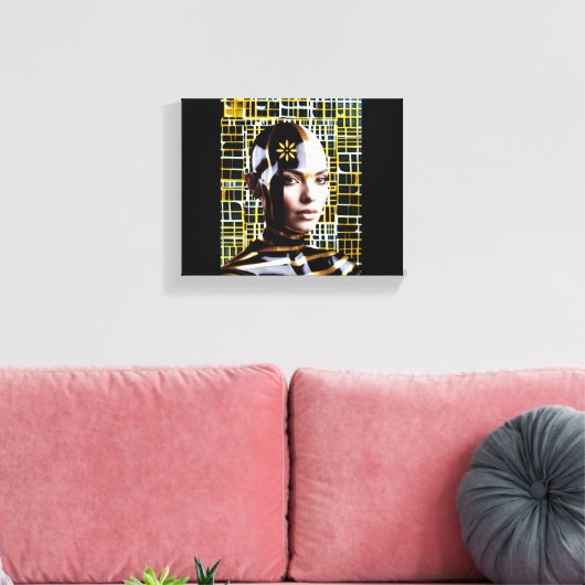 Frau 1 leinwanddruck (Insitu (Wohnzimmer))