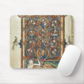 Frau 21926 der Baum von Jesse von einem Psalter Mousepad (Mit Mouse)