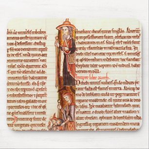 Frau 21 fol.97 Ruth und Boaz, von einer Bibel Mousepad