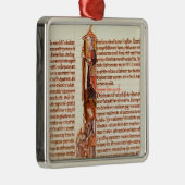 Frau 21 fol.97 Ruth und Boaz, von einer Bibel Ornament Aus Metall (Rechts)