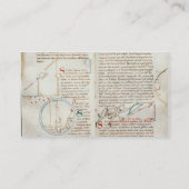 Frau-235 Geometrie f.32 u. 33, von einem 'Traite Visitenkarte (Rückseite)