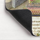 Frau 2617 Emilia in ihrem Garten, Platte 22, von Mousepad (Ecke)