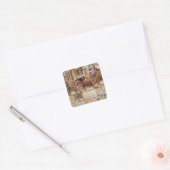 Frau 2617 Theseus macht einen Siegeseintritt in Quadratischer Aufkleber (Umschlag)