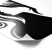 Frau-311607 Portrait Mädchen schöne Frau Fotodruck (Ecke)