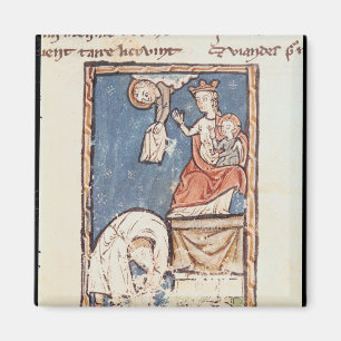 Frau 3516 f.127 der Jongleur von Notre Dame Magnet