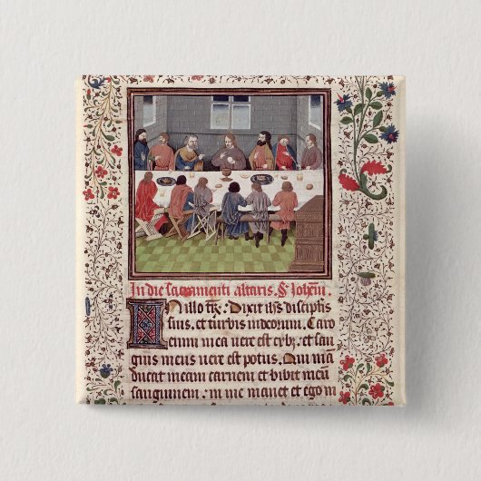 Frau 370 fol.184 das letzte Abendessen Button (Vorderseite)