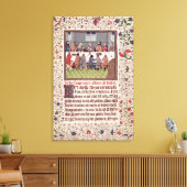 Frau 370 fol.184 Letztes Abendmahler Leinwanddruck (Insitu (Wohnzimmer))