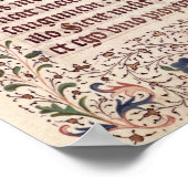 Frau 370 fol.184 Letztes Abendmahler Poster (Ecke)