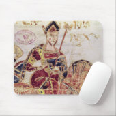 Frau 4 Lothair I auf seinem Pferd Mousepad (Mit Mouse)