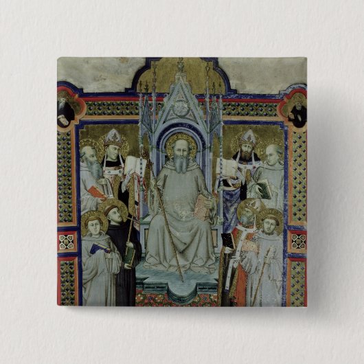 Frau 501 St. Benedict (Pergament) Button (Vorderseite)