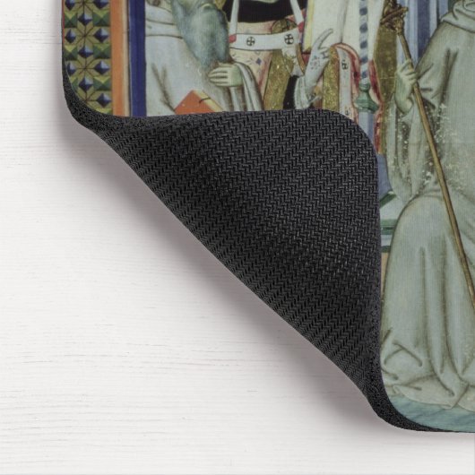 Frau 501 St. Benedict (Pergament) Mousepad (Ecke)