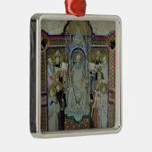 Frau 501 St. Benedict (Pergament) Silbernes Ornament (Rechts)
