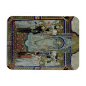 Frau 501 St. Benedict (Vellum) Magnet (Horizontal)