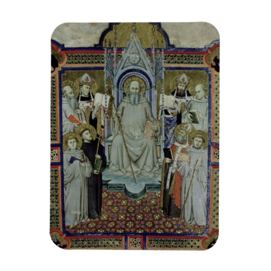 Frau 501 St. Benedict (Vellum) Magnet (Vertikal)