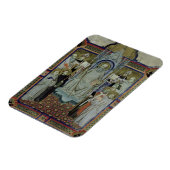 Frau 501 St. Benedict (Vellum) Magnet (Linke Seite)
