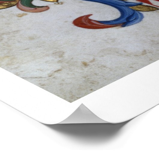 Frau 531 f.169v Historisierte erste 'D' mit Ki Poster (Ecke)