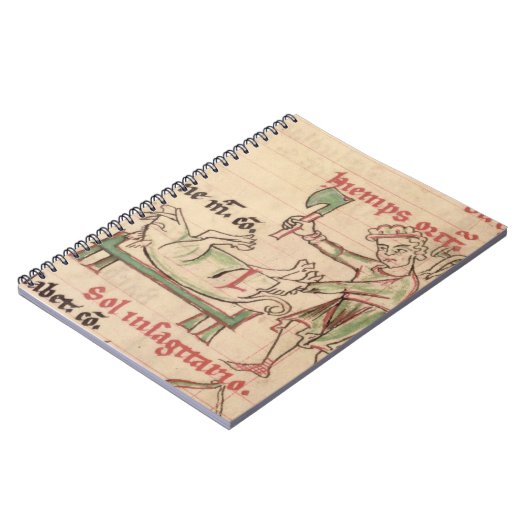 Frau 54. f.6r November: Das Schwein, von einem Notizblock (Linke Seite)