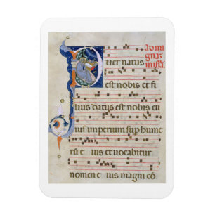 Frau 561 Seite mit historiated Magnet