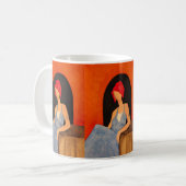 "Frau (87)" Kaffeetasse (Vorderseite Links)