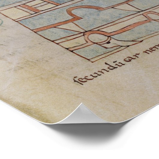 Frau 8 f.42 St. Mark, Evangelist Poster (Ecke)