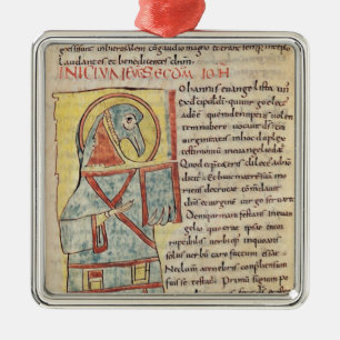 Frau 8 f.95v Johannes der Evangelist Ornament Aus Metall