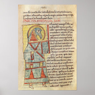 Frau 8 f.95v Johannes der Evangelist Poster