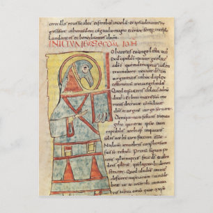 Frau 8 f.95v Johannes der Evangelist Postkarte